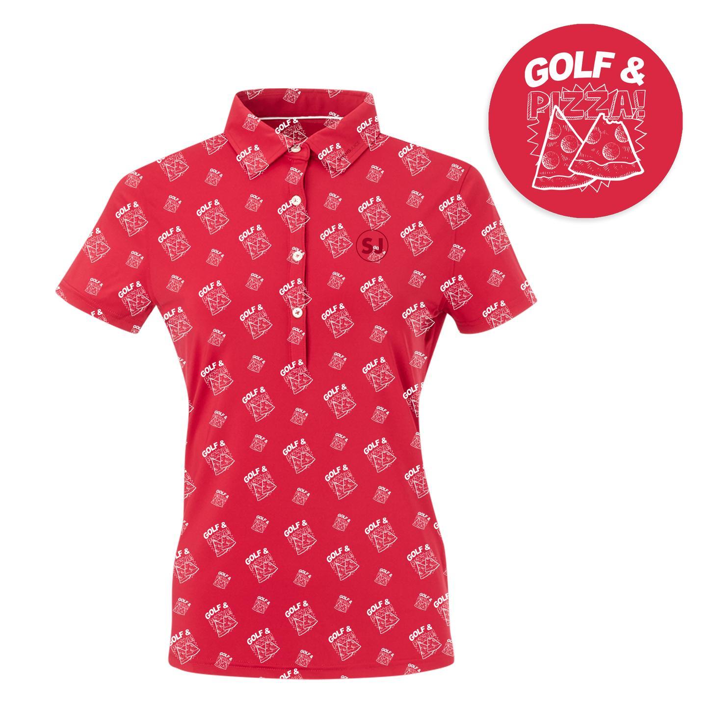 SwingJuice Golf & Pizza Women's Polo Product Image