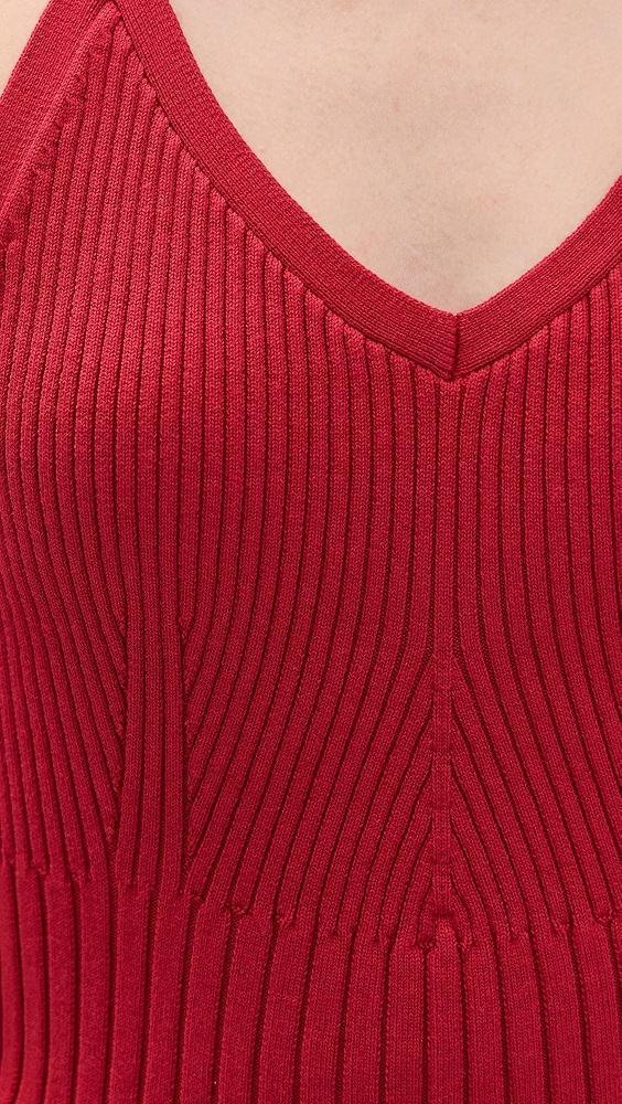 Reformation Delia Ribbed Halter Top | Shopbop Product Image