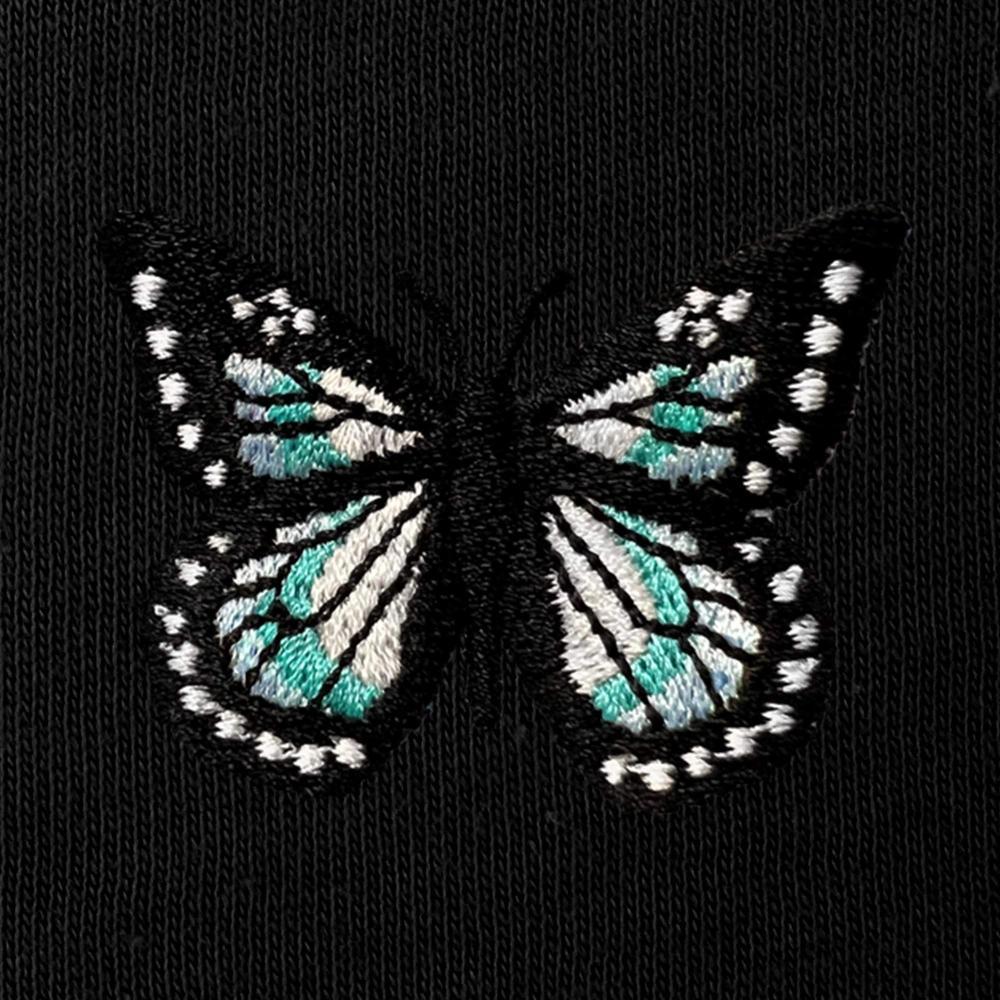 Dalix Womens Heartly Ghost Embroidered Fleece Sweatpants in Black at Nordstrom, Size Small Product Image
