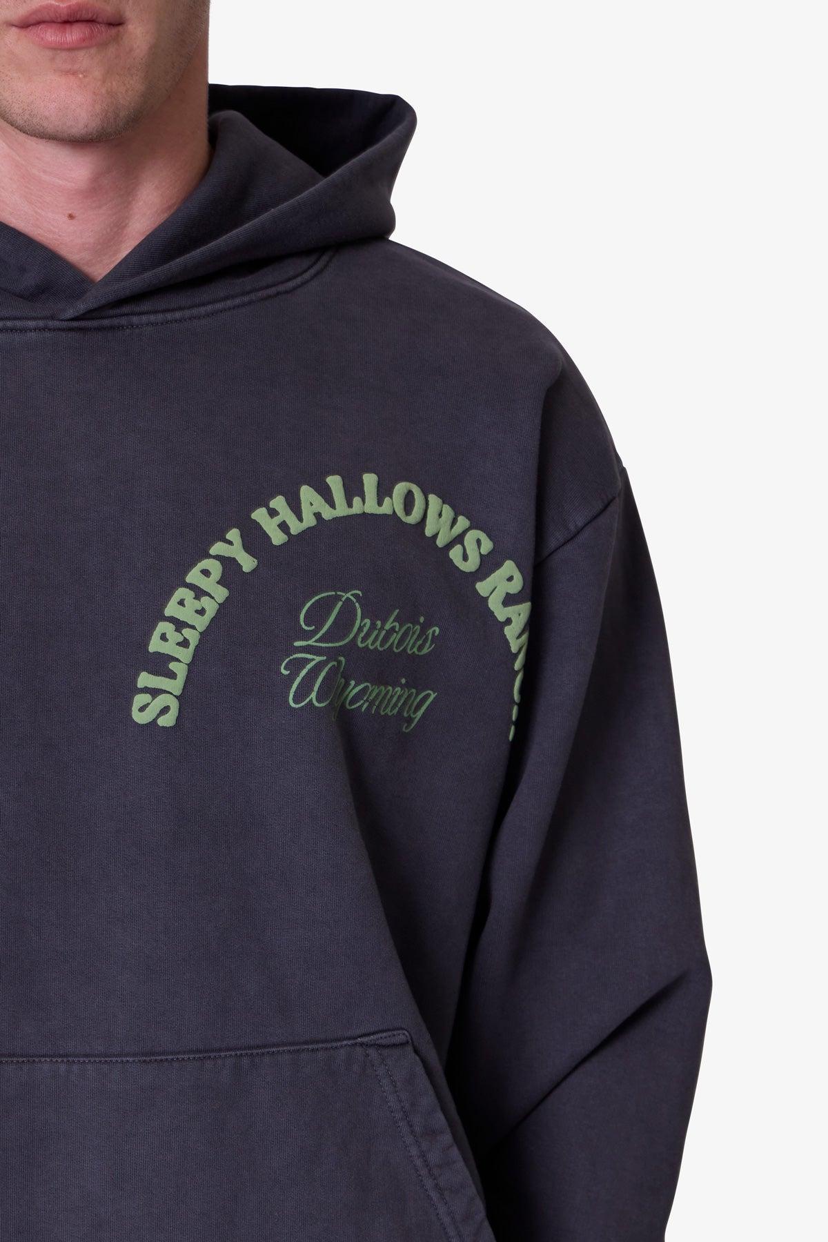 Rearing Horse Hoodie - Washed Black Product Image
