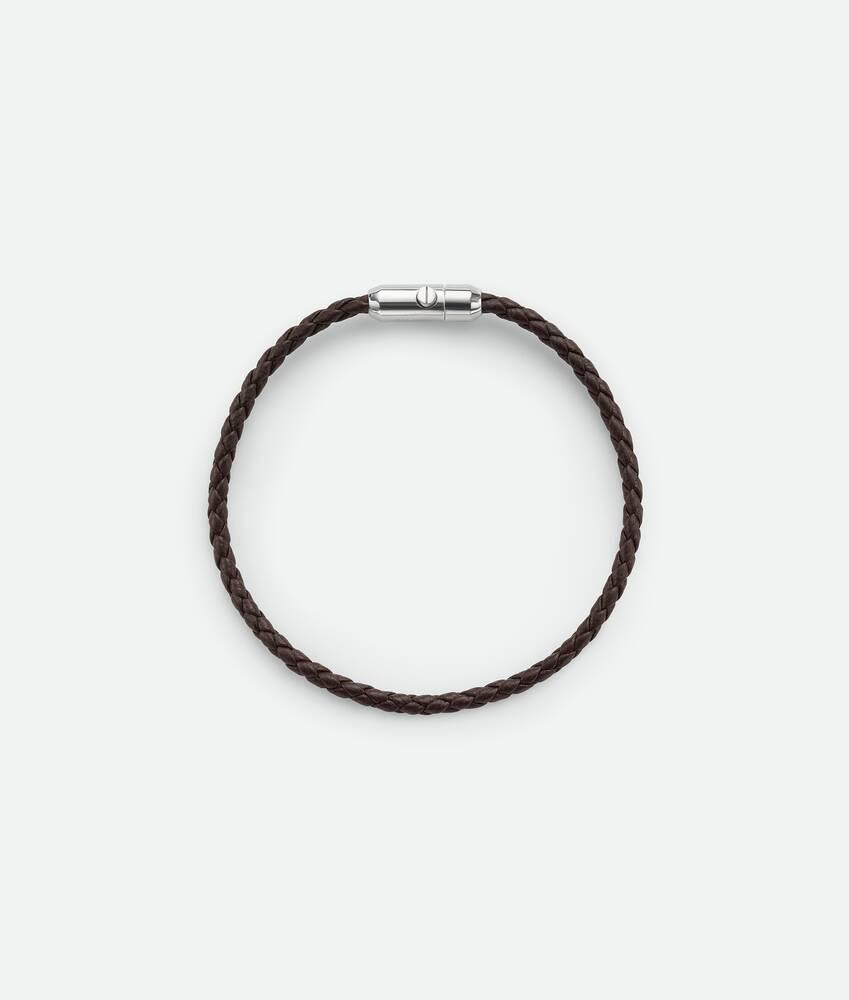 Men's Leather Bracelet in Fondant Product Image