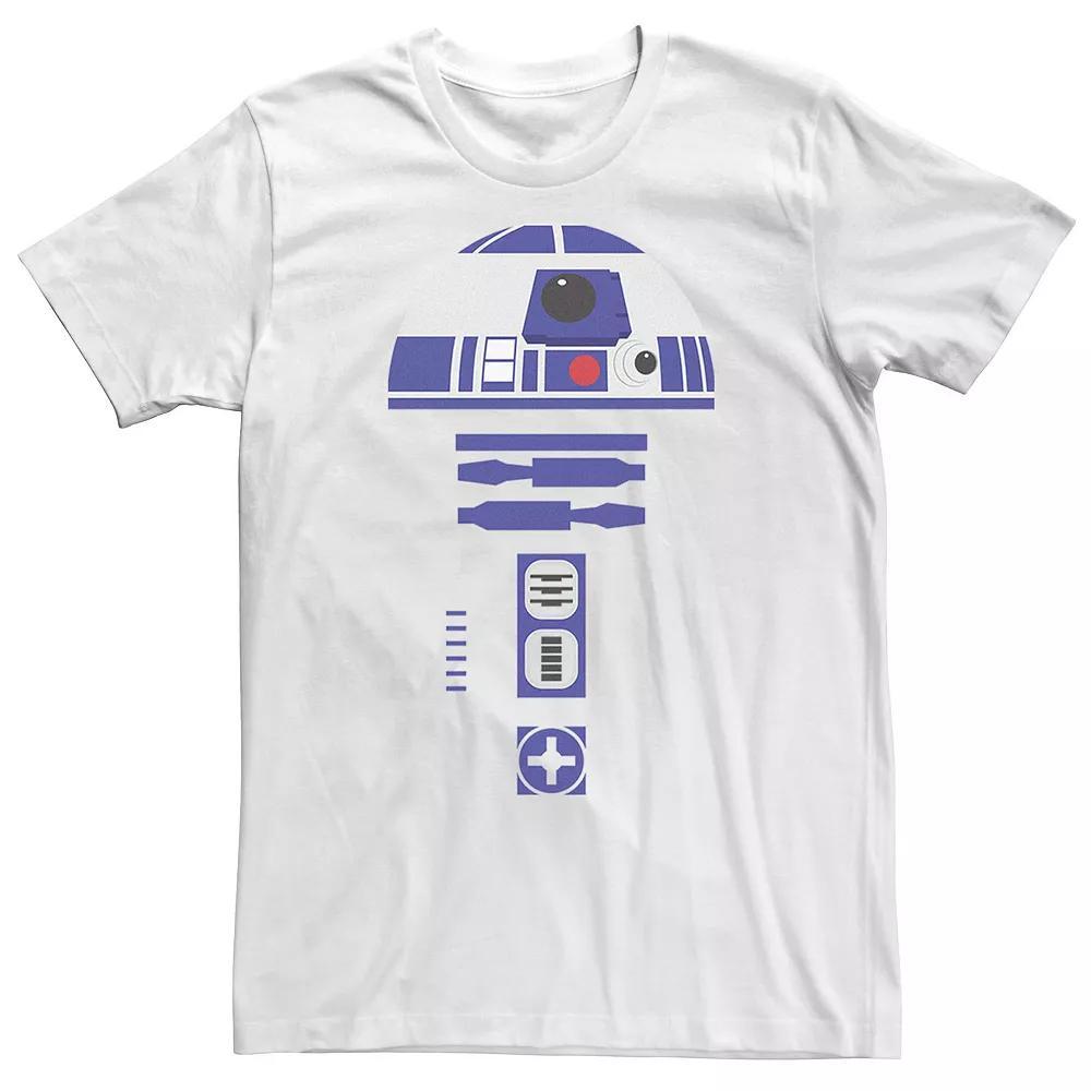 Big & Tall Star Wars Halloween Simple R2-D2 Costume Tee, Men's, Size: XXL Tall, White Product Image
