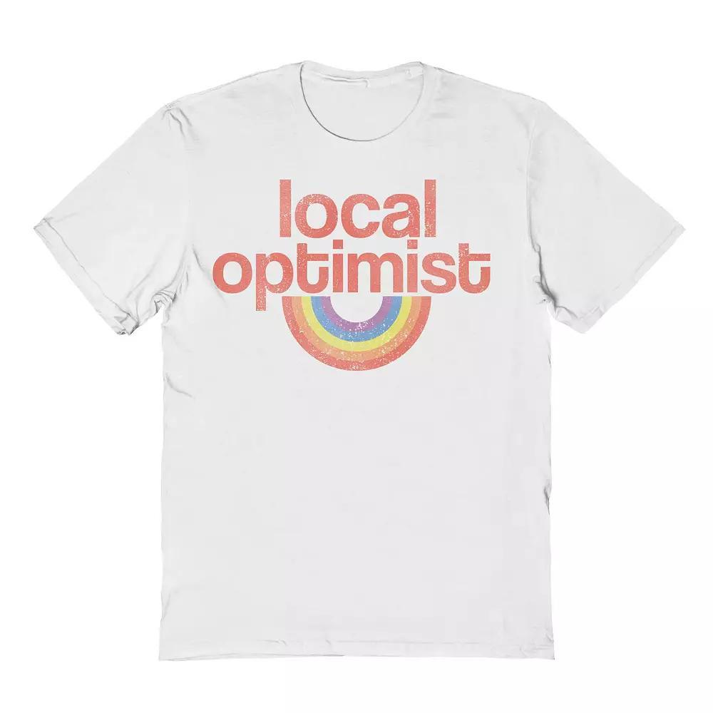 Men's Grayson Threads The Label Local Optimist Pride Graphic Tee, Size: XL, White Product Image
