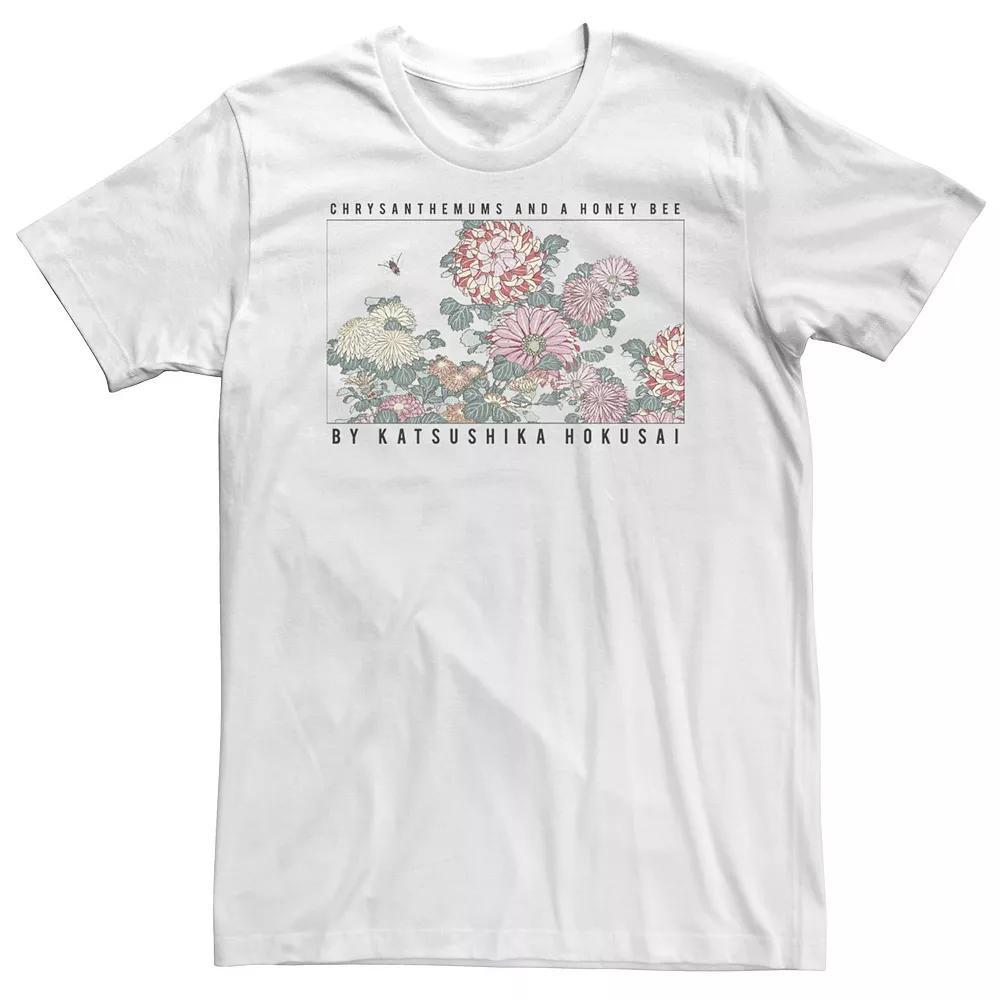 Big & Tall Fifth Sun Painting By Katsushika Hokusai Tee, Men's, Size: 4XLT, White Product Image