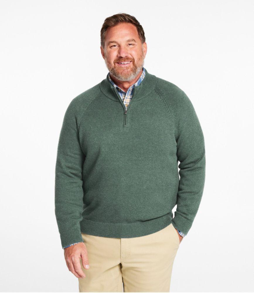 
                            Men's Wicked Soft Cotton/Cashmere Sweaters, Quarter-Zip
                         Product Image