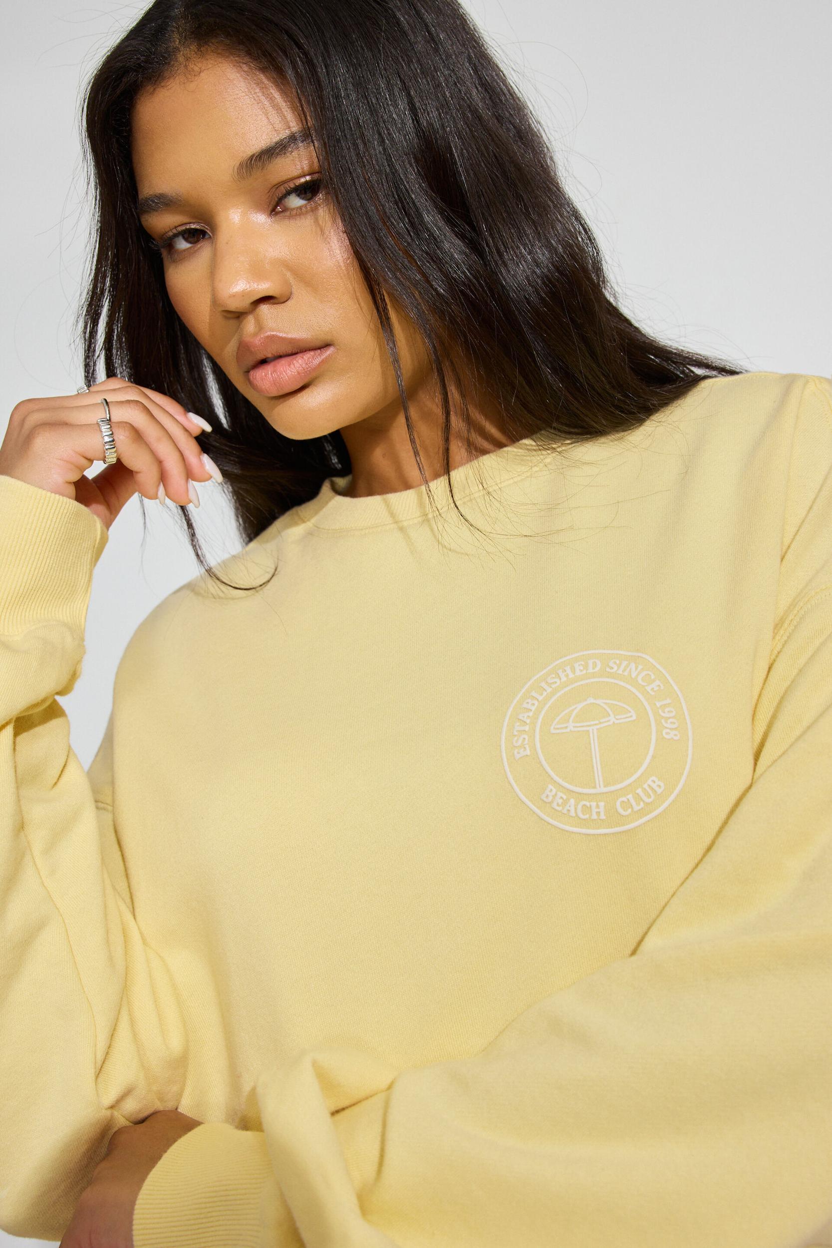 SoftTerry Oversized Crewneck Sweatshirt Product Image