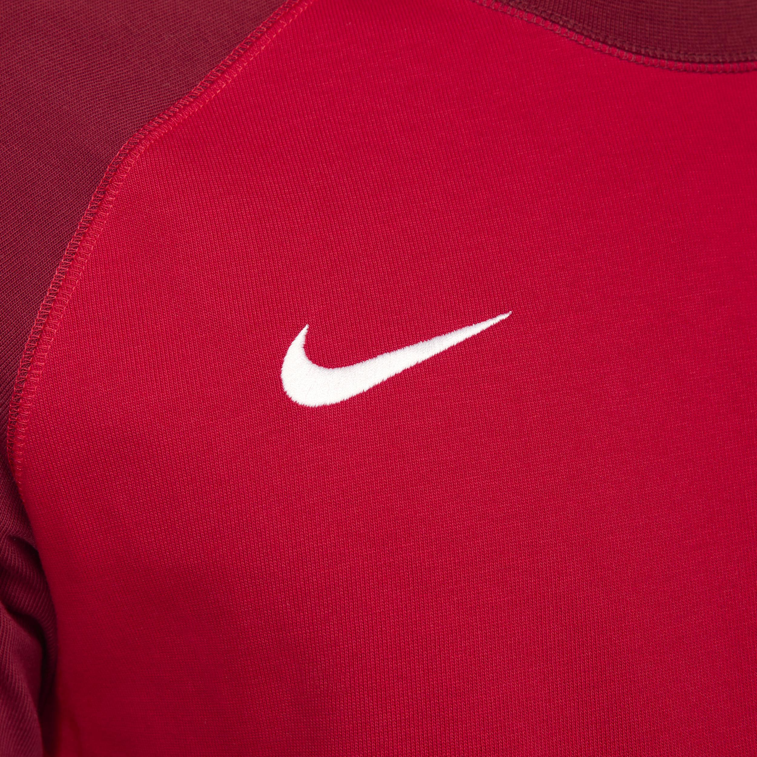 Men's Nike Red Liverpool Travel Raglan T-Shirt, Size: Small, Lvp Red Product Image