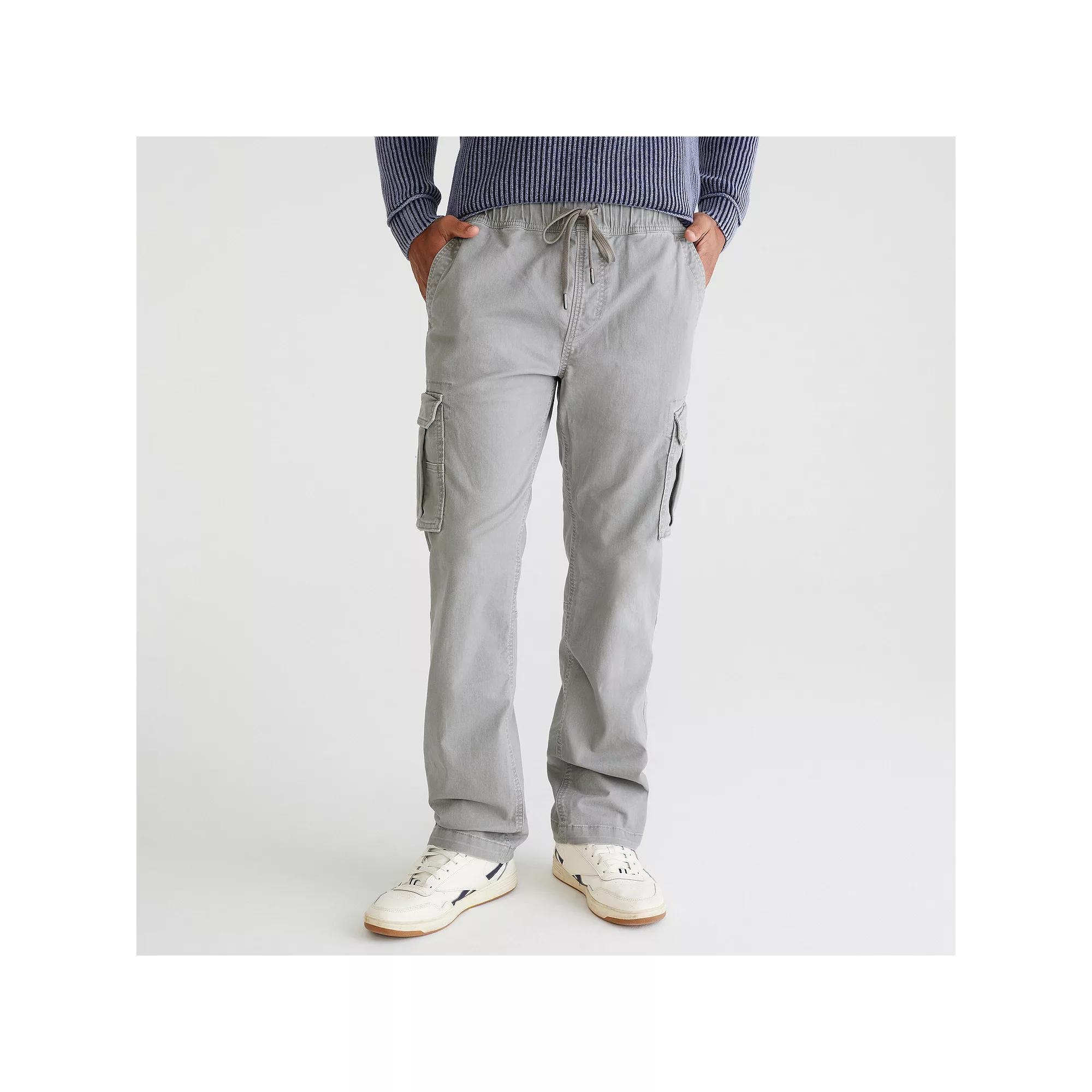 Men's Aeropostale Straight-Leg Cargo Jeans, Size: Large, Moon Blue Product Image