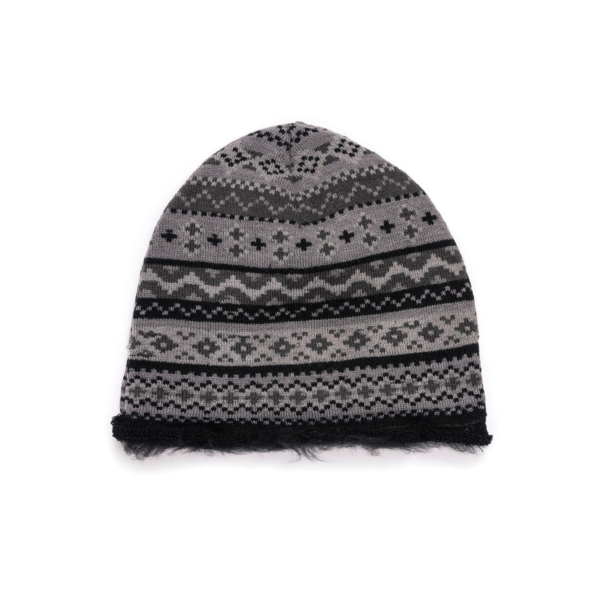 Men's MUK LUKS Soft Lining Heat Retainer Hat, Gray Buffalo Product Image