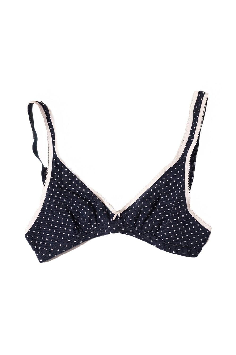 Polka Dots Bow Bra Product Image