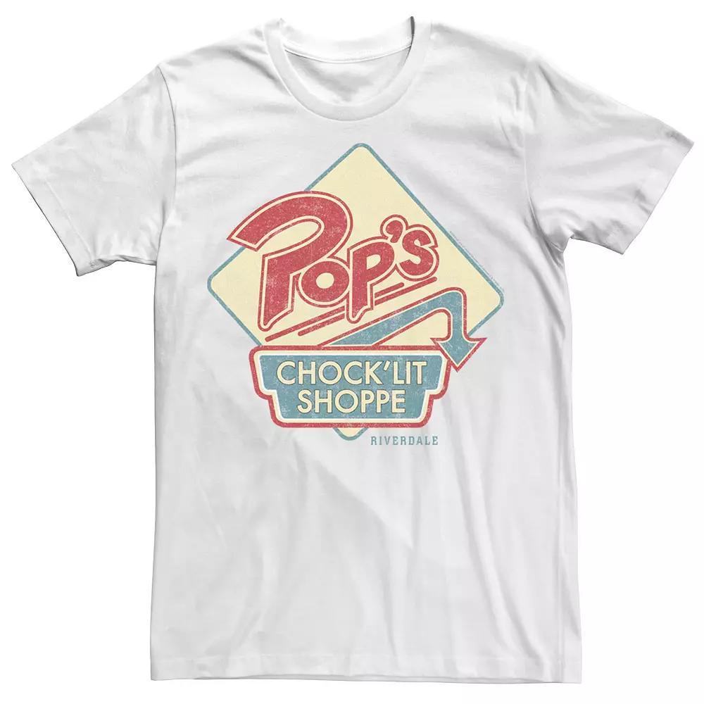 Men's Riverdale Vintage Pops Logo Tee, Size: XL, White Product Image