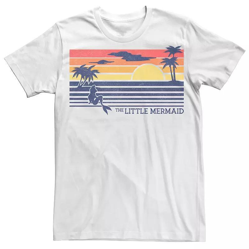 Men's The Little Mermaid Graphic Tee, Size: XL, White Product Image