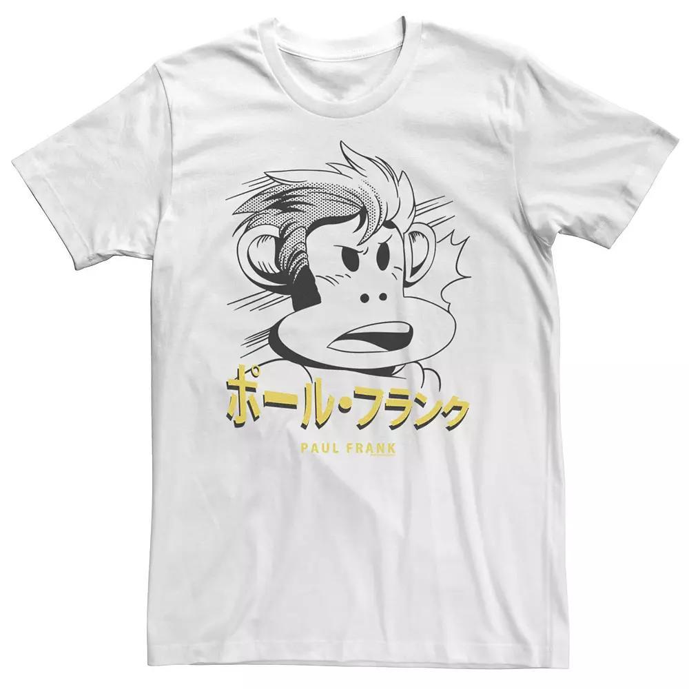 Big & Tall Paul Frank Kanji Style Portrait Sketch Tee, Men's, Size: 4XL, White Product Image