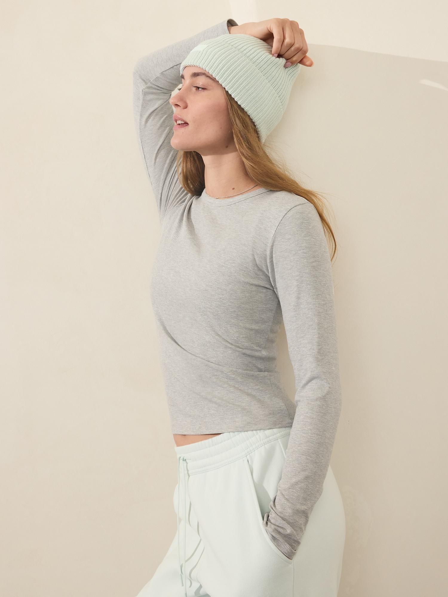 Signature Rib Crew Top Product Image