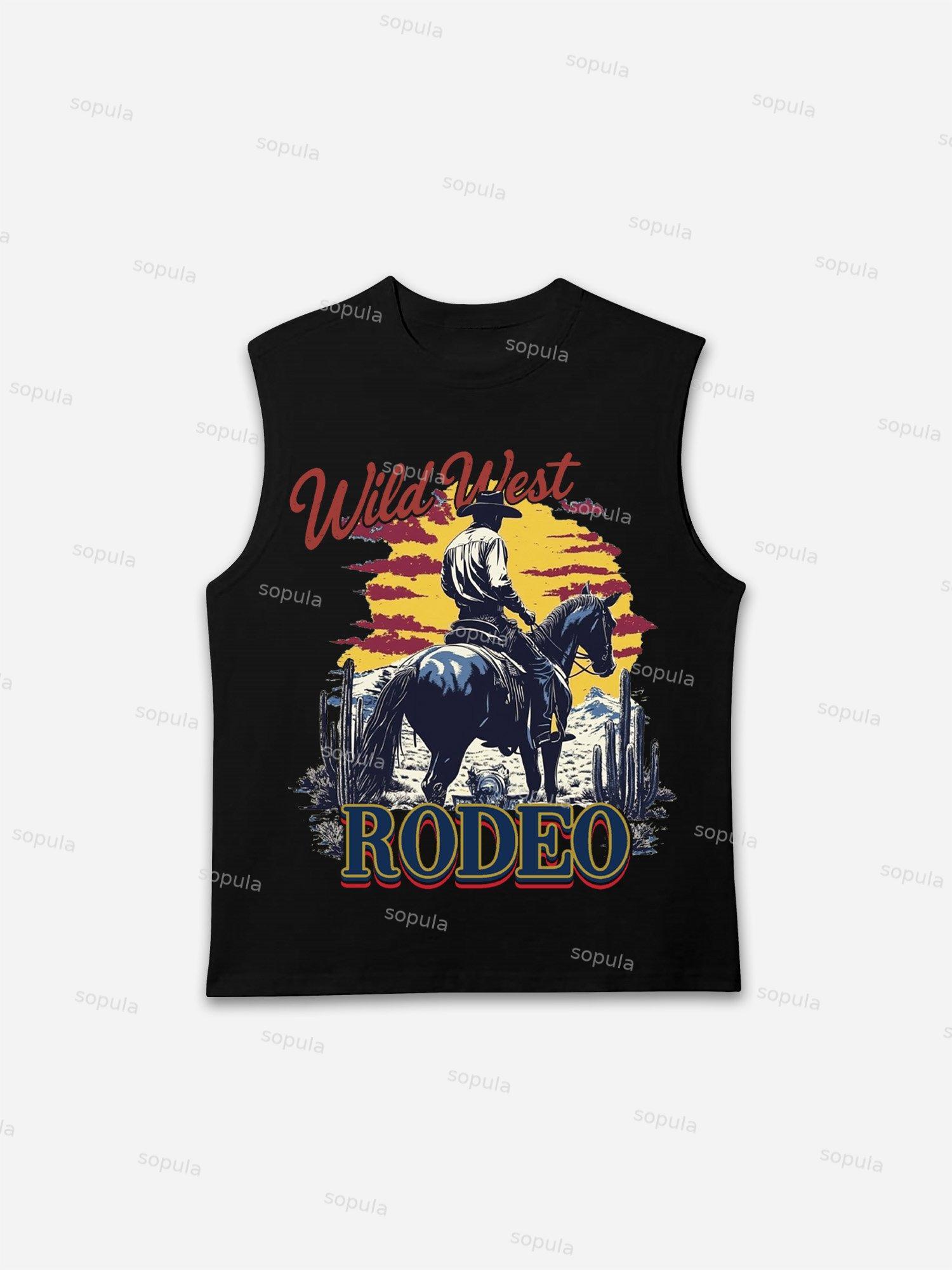 Coors Banquet Rodeo Classic Graphic Tank Top Product Image