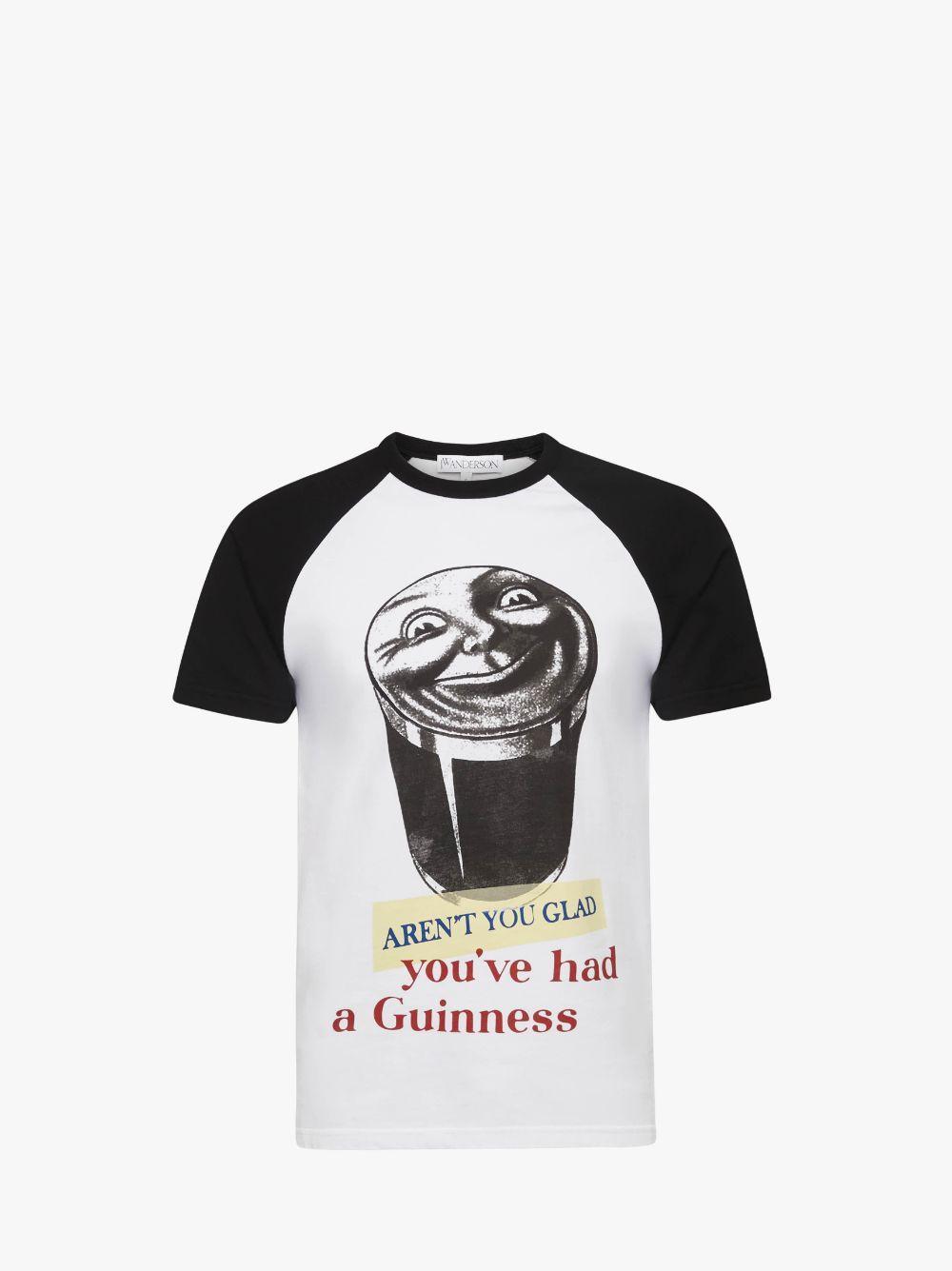 JW ANDERSON X GUINNESS - PRINTED T-SHIRT in white | JW Anderson US  Product Image
