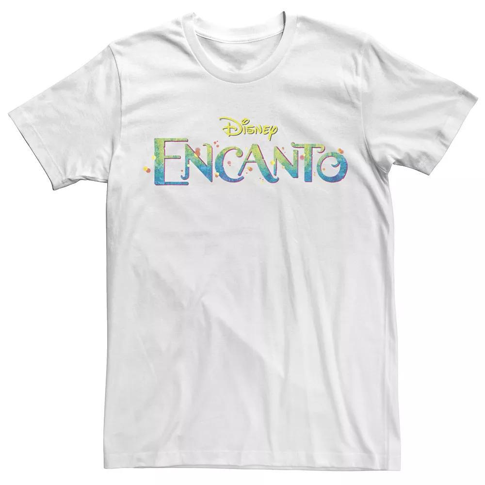 Disney's Encanto Men's Gradient Logo Tee, Size: XS, White Product Image
