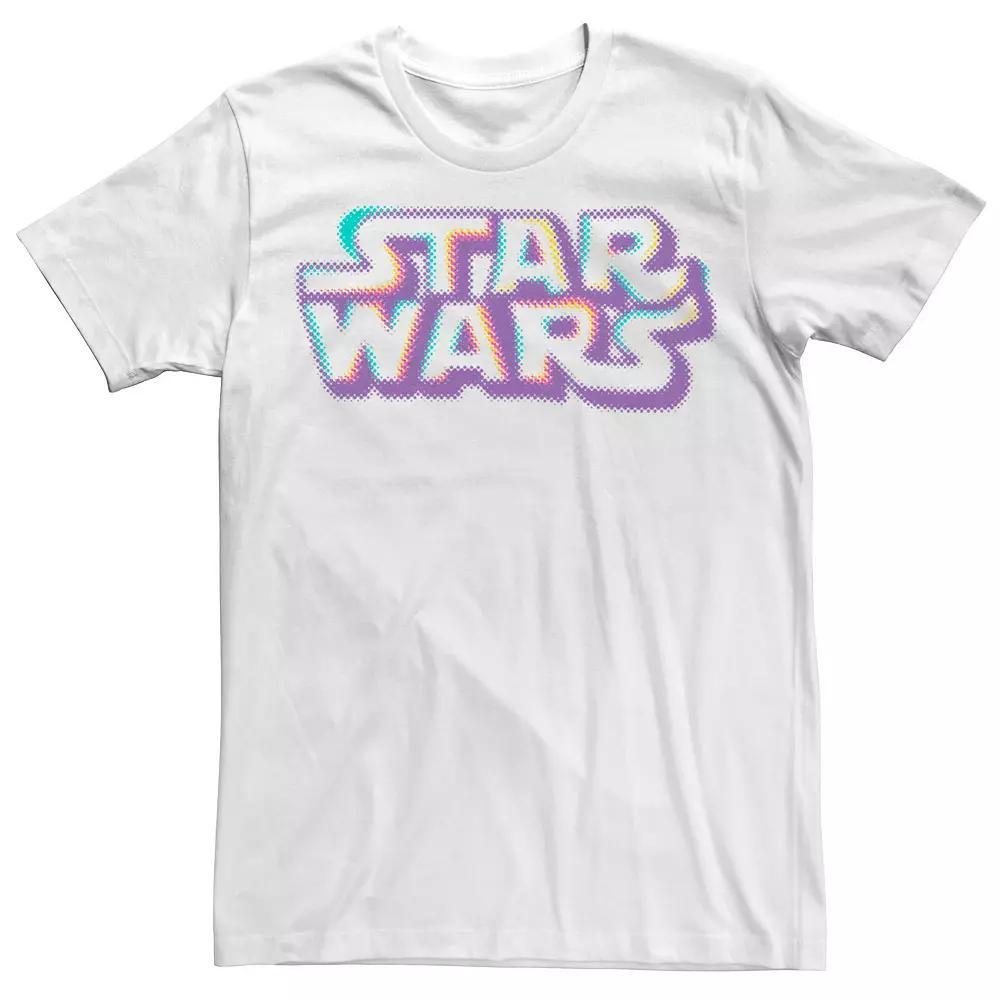 Men's Star Wars Thermal Logo Dotty Tee, Size: Small, White Product Image