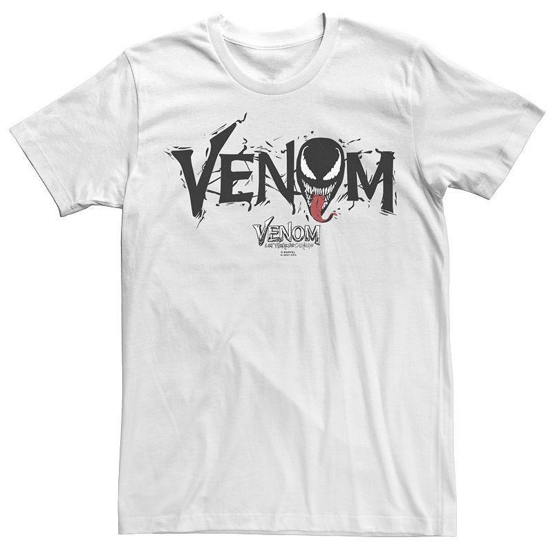 Big & Tall Marvel Venom: Let There Be Carnage Horizontal Text Tee, Men's, Size: XL Tall, White Product Image