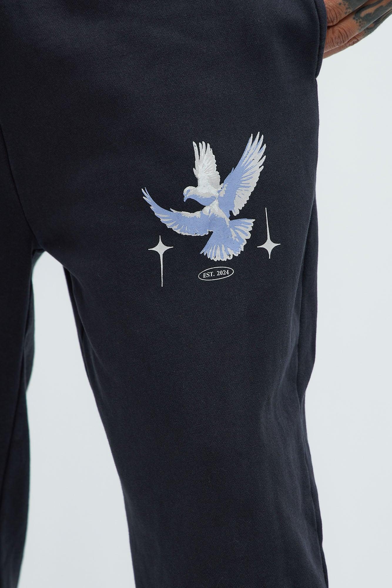 Above It All Sweatpants - Black Product Image