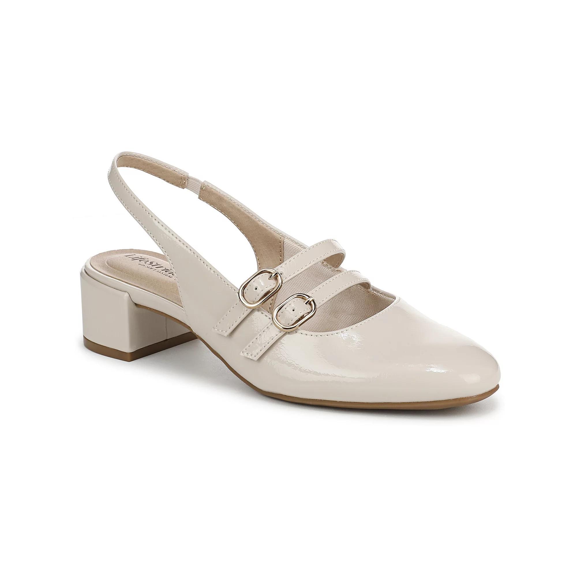 LifeStride Beatrice Womens Slingback Pump Brown Milk Product Image
