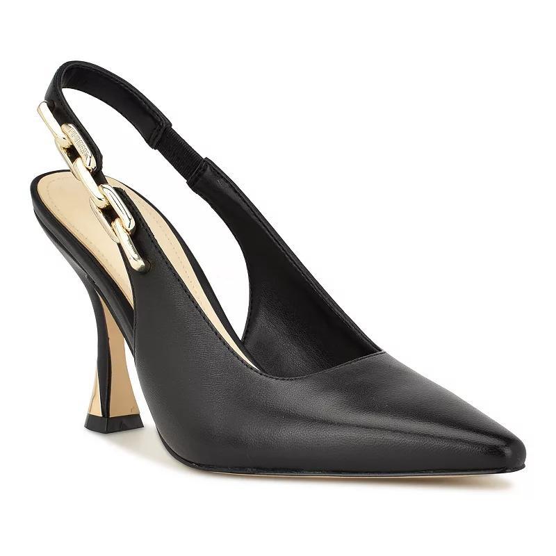 Nine West Veroni Womens Stiletto Slingback Dress Pumps Product Image
