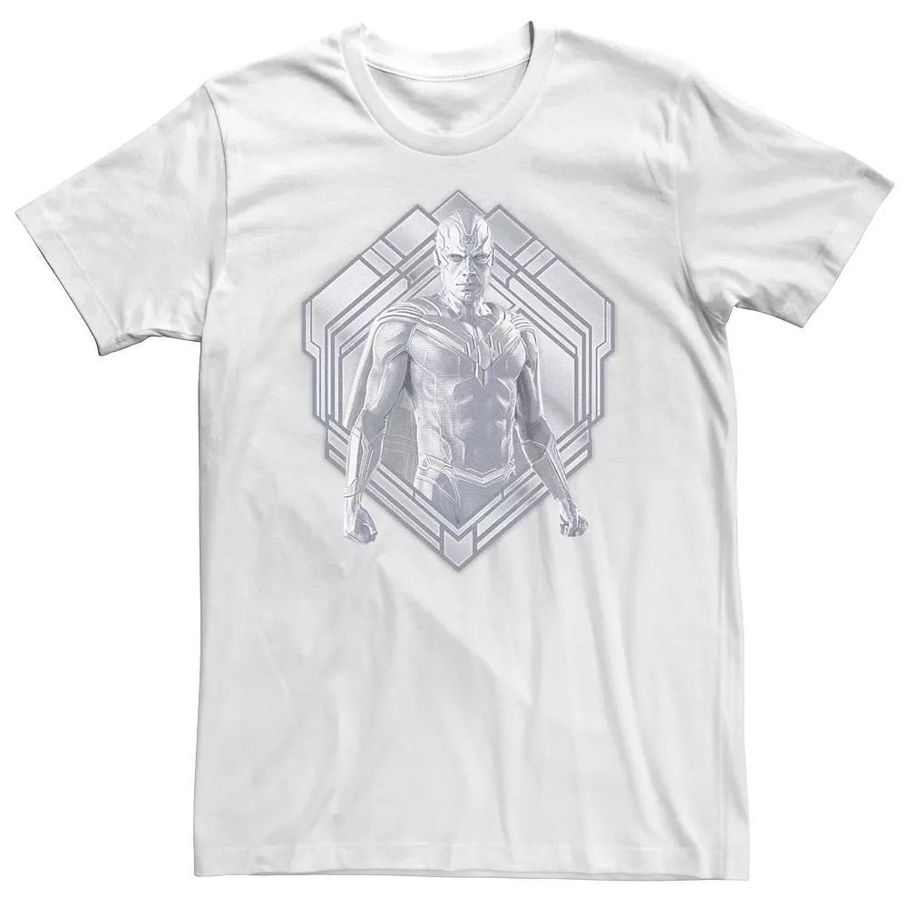 Big & Tall Marvel WandaVision The Vision Appearance Geometric Tee, Mens Product Image
