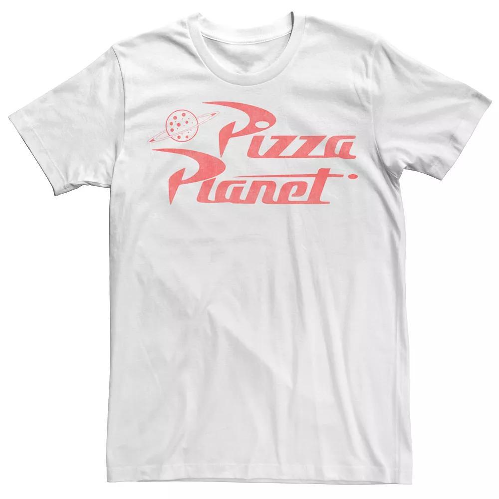 Big & Tall Disney / Pixar Toy Story Pizza Planet Logo Tee, Men's, Size: XXL Tall, White Product Image