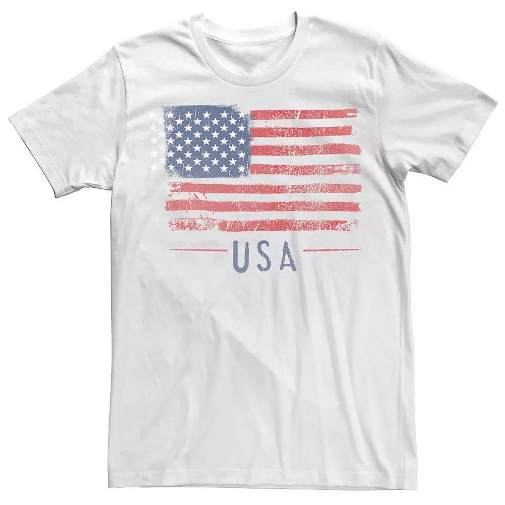 Big & Tall Freedom Flies Americana Tee, Men's, Size: 3XL, White Product Image