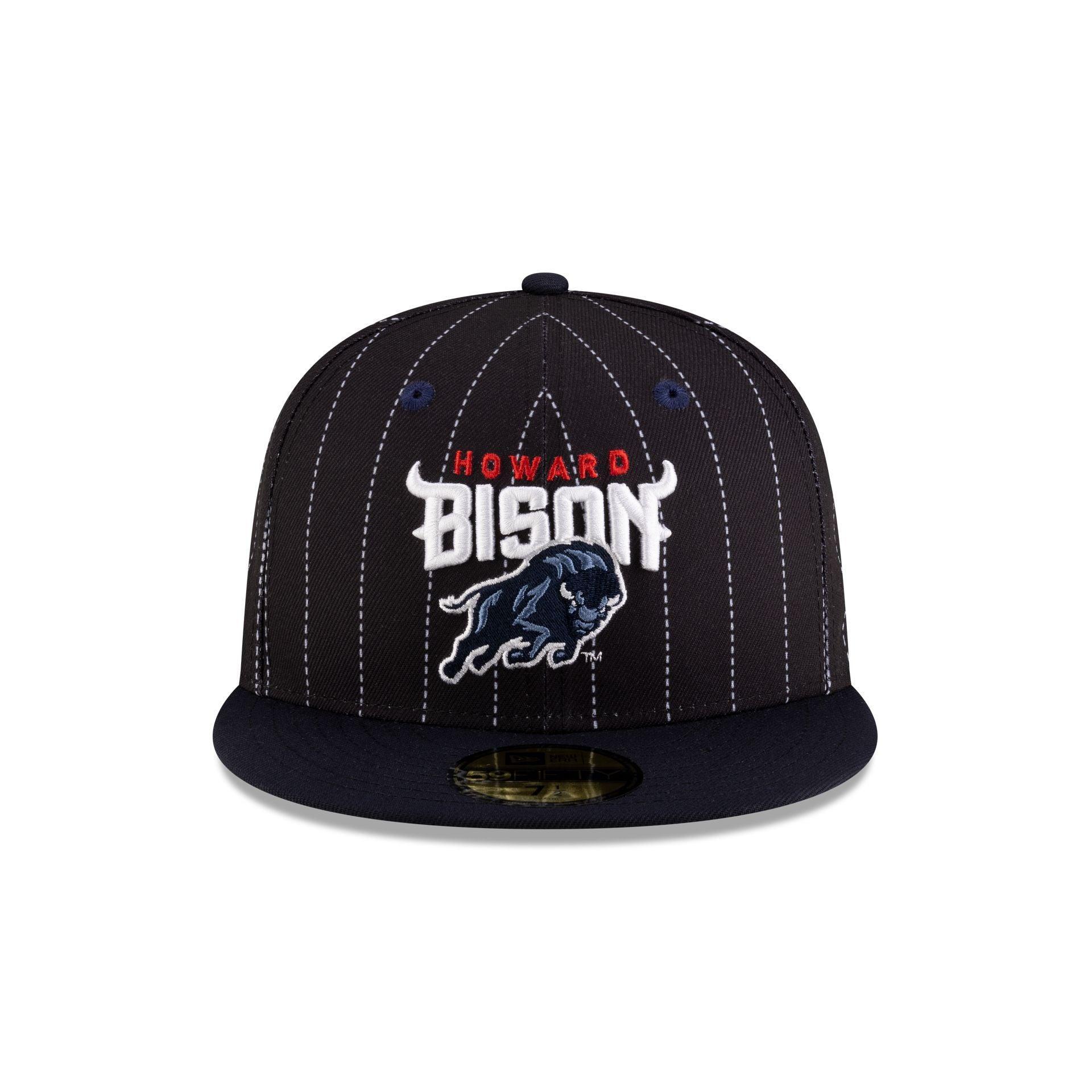 Atlanta Braves Black and White Basic 59FIFTY Fitted Hat Male Product Image