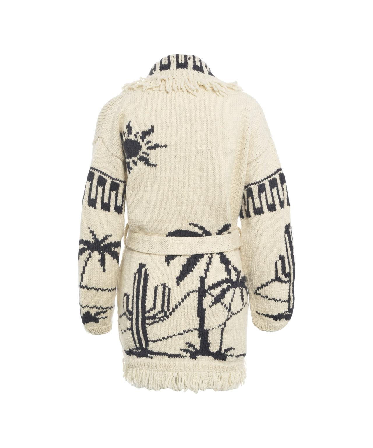 Knit Jacket with Fringe Details 'Las Palmas' Product Image