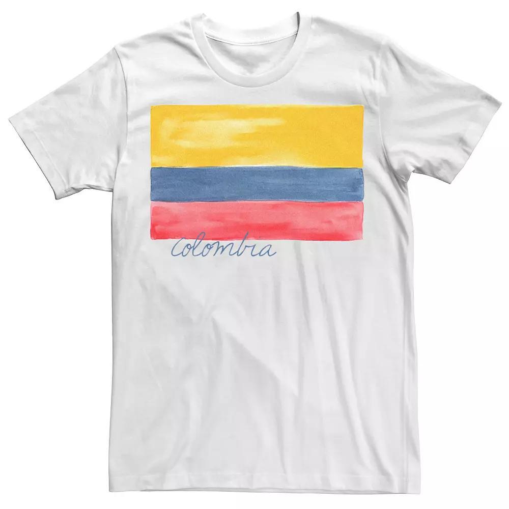 Mens HHM Colombia Flag Watercolor Tee Product Image