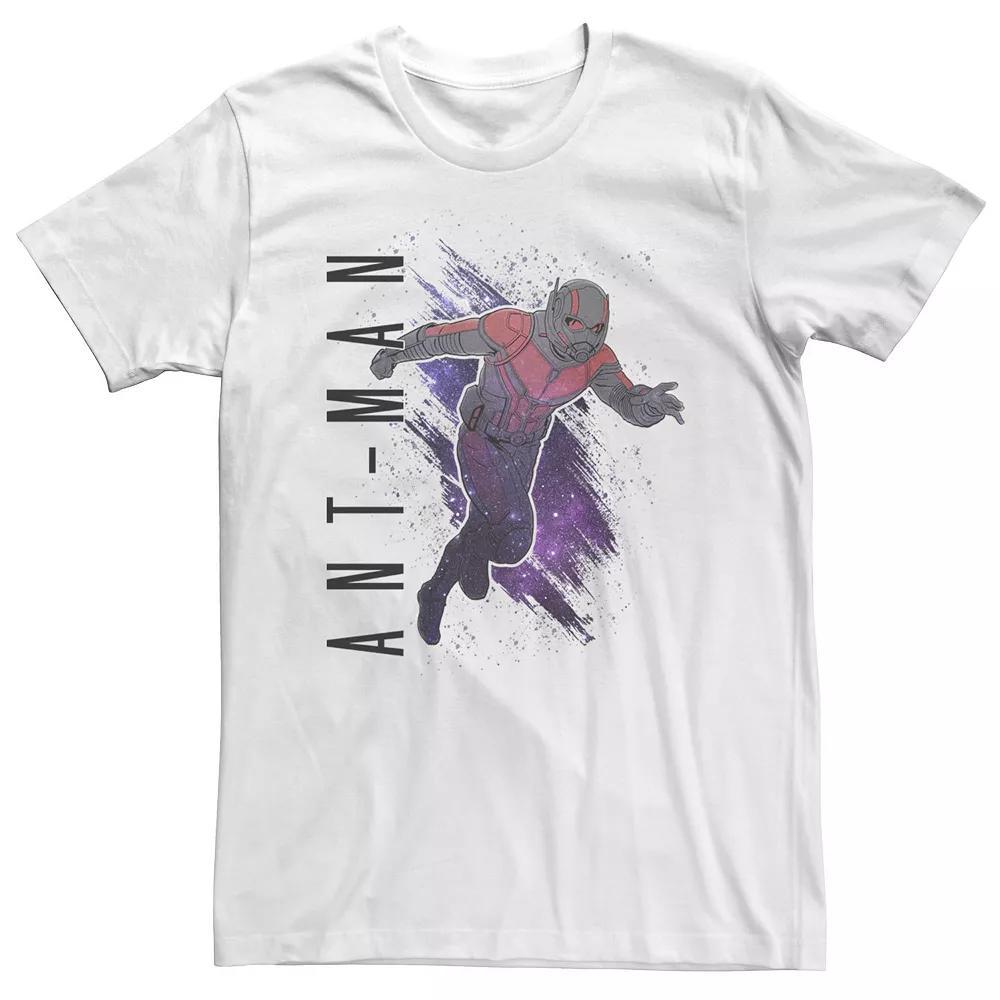 Big & Tall Marvel Avengers Endgame Ant-Man Galaxy Paint Tee, Men's, Size: 4XLT, White Product Image