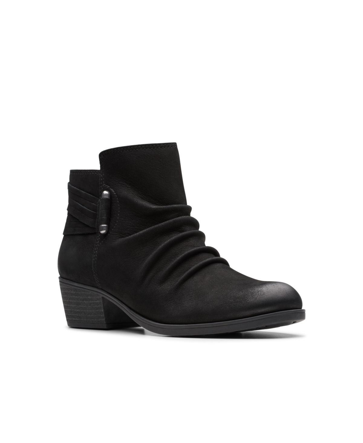 Clarks® Charlten Rosa Women's Ankle Boots, Size: 10, Black Product Image