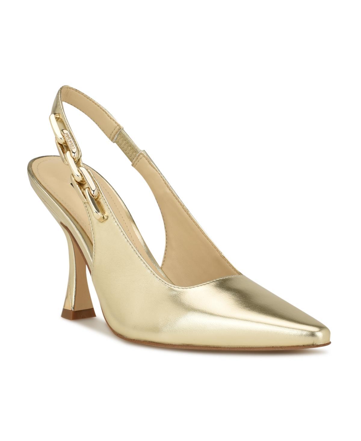 Nine West Veroni Womens Stiletto Slingback Dress Pumps Product Image