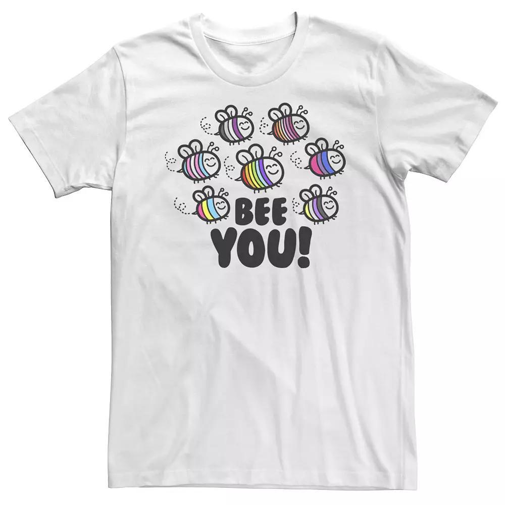 Big & Tall "Bee You!" Tee, Men's, Size: 3XL, White Product Image