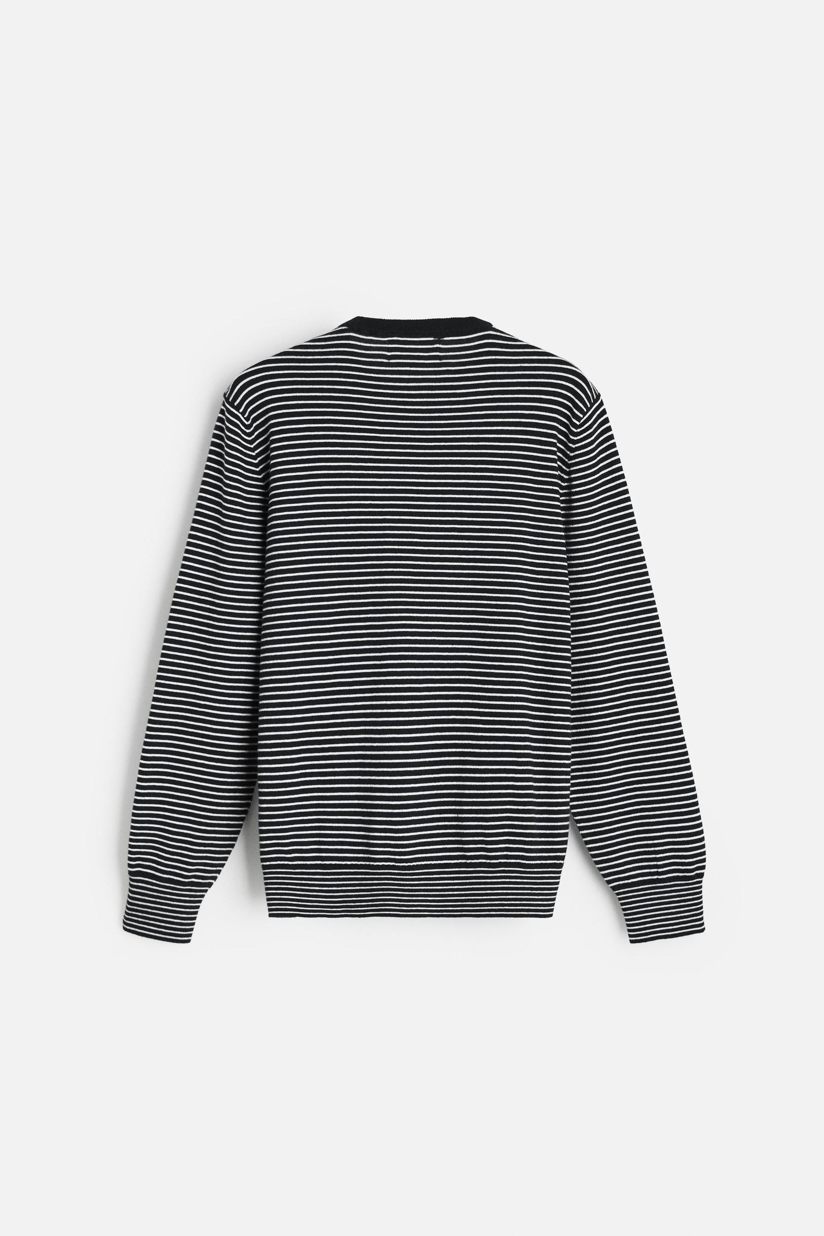 STRIPED JACQUARD SWEATER Product Image