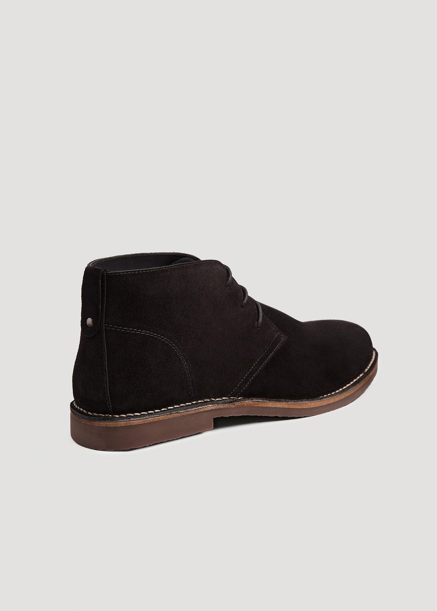 Tall Men's Chukka Boots in Black Product Image