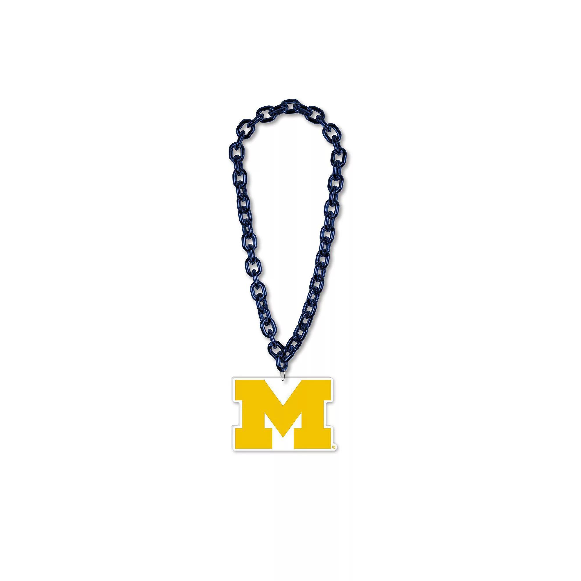 WinCraft Michigan Wolverines Big Chain Logo Necklace, Men's, Team Product Image