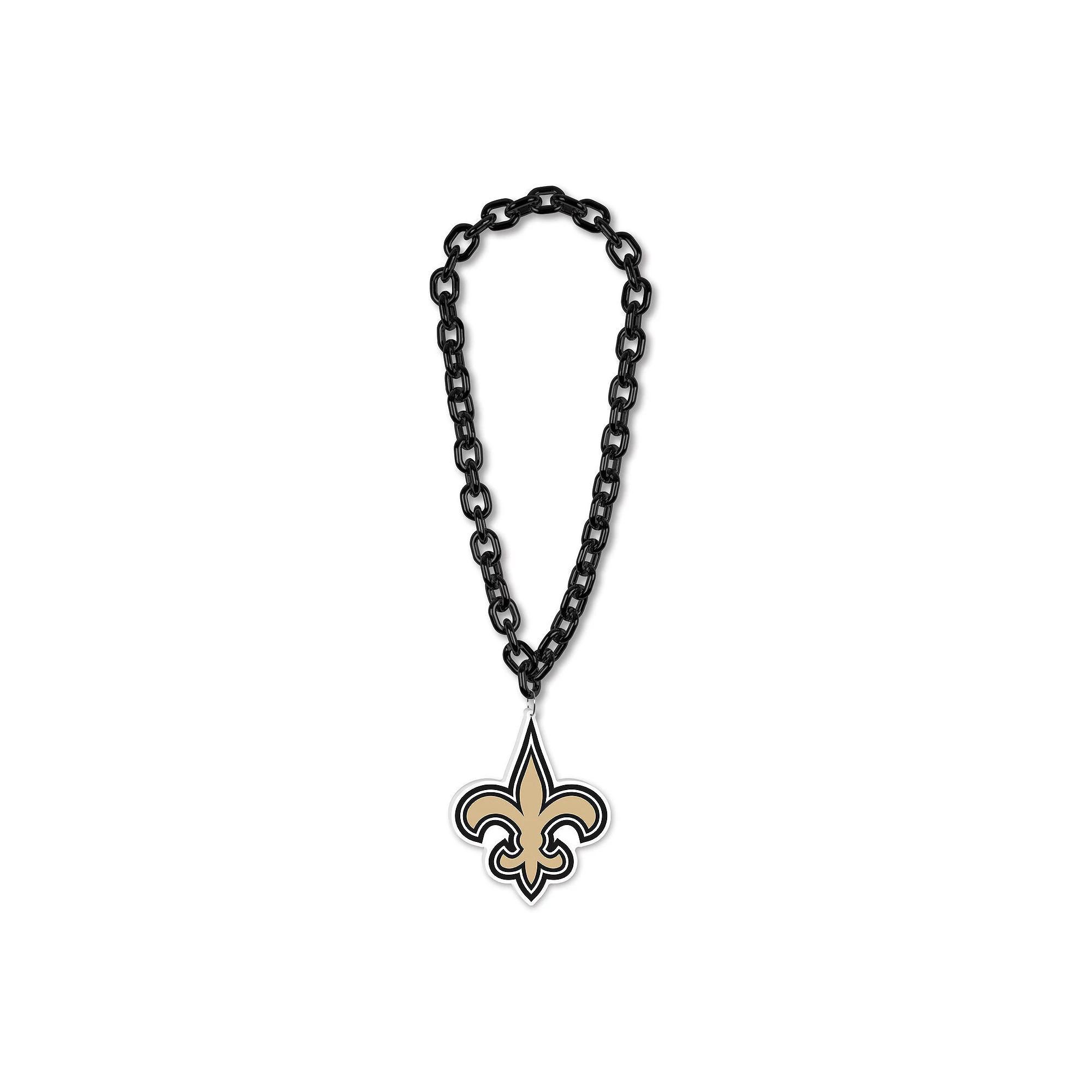 WinCraft New Orleans Saints Big Chain Logo Necklace, Men's, Team Product Image