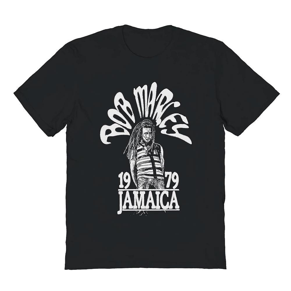 Men's Bob Marley 1979 Jamaica Graphic Tee, Size: Medium, Black Product Image