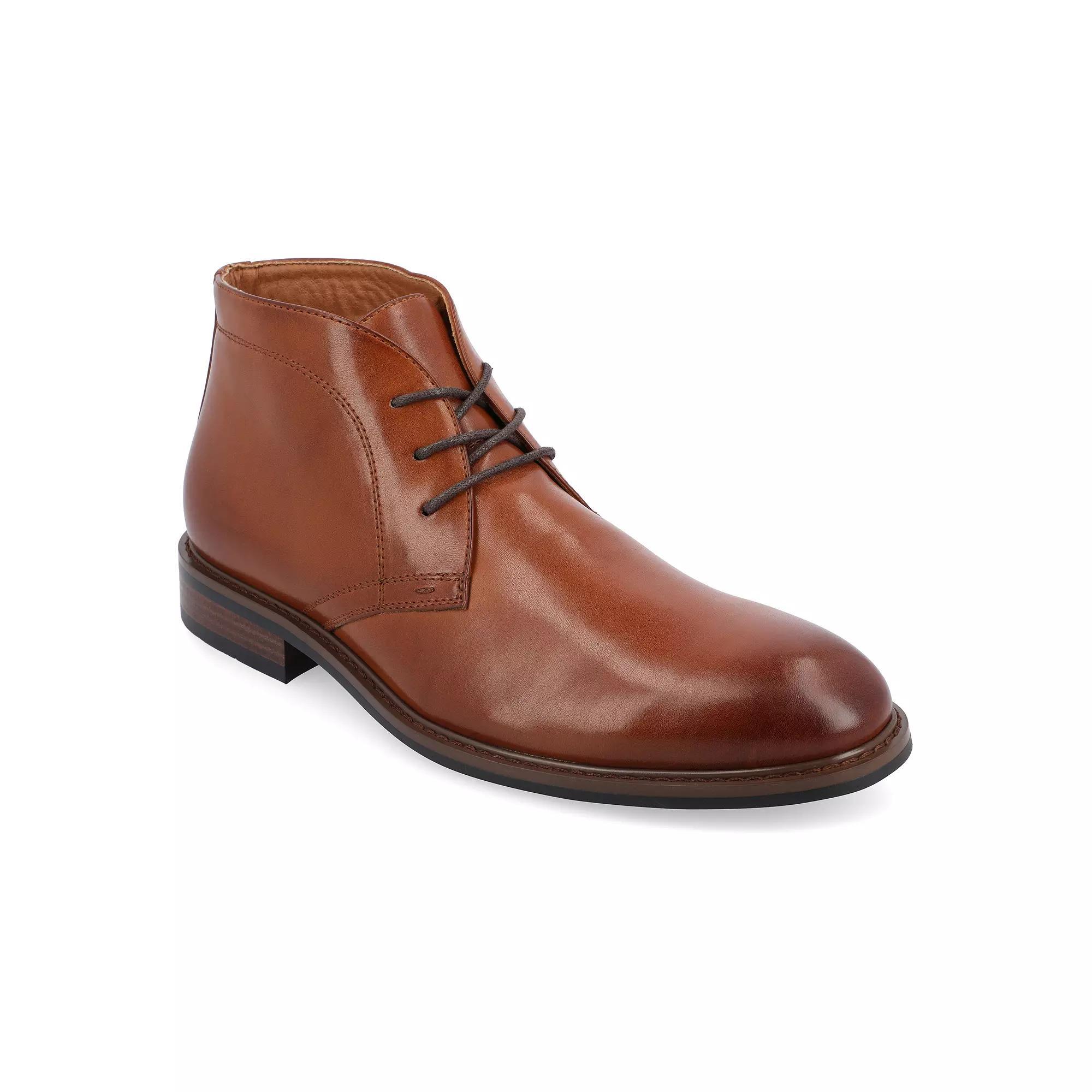 VANCE Linus Men's Tru Comfort Foam Chukka Boots, Size: 8, Red Product Image