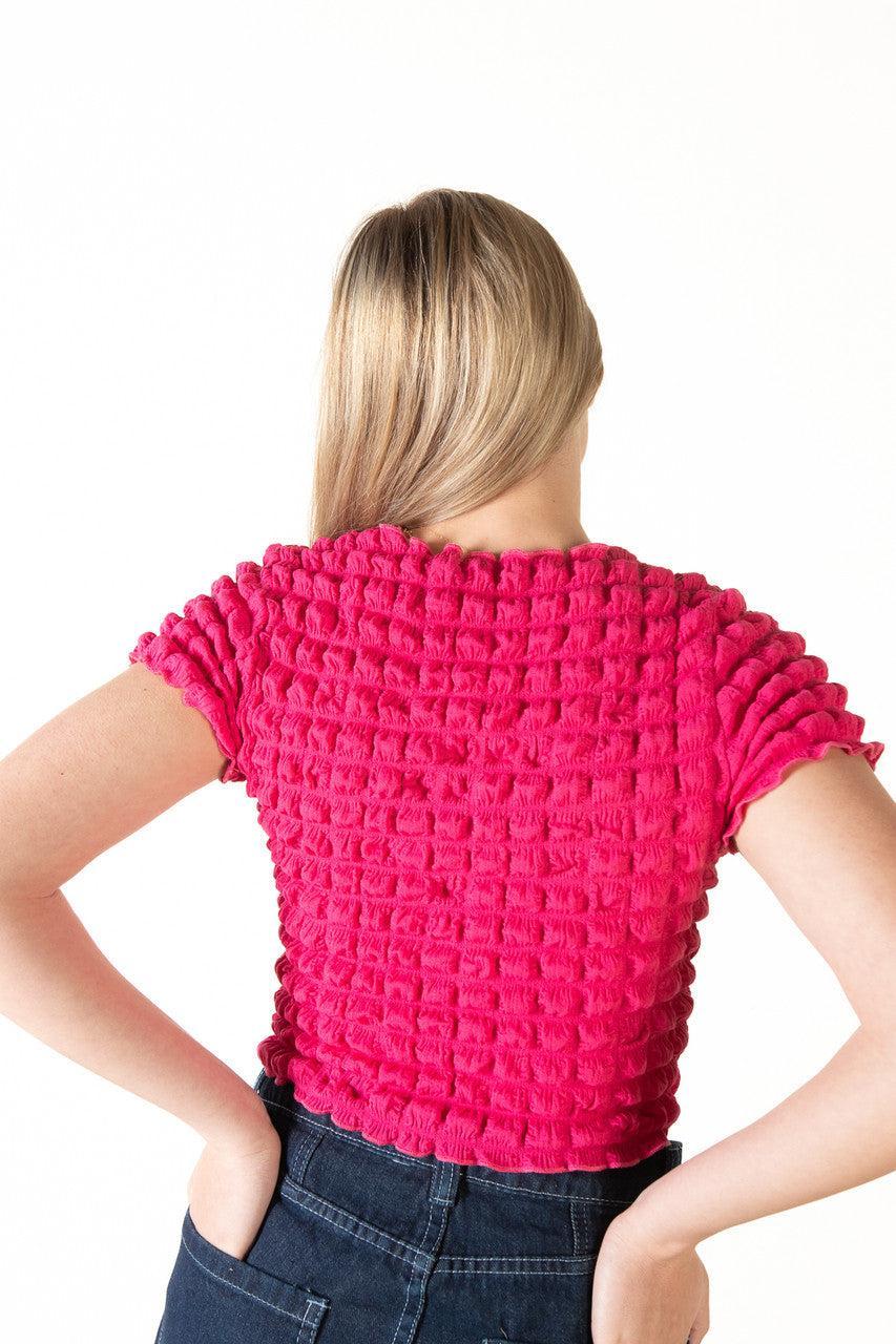 Hot Pink Bubble Tee Product Image