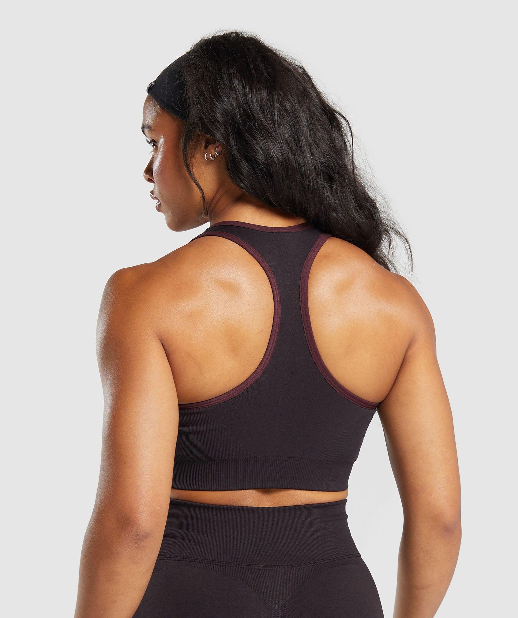 Gymshark Lift Seamless Sports Bra - Purple Female Product Image