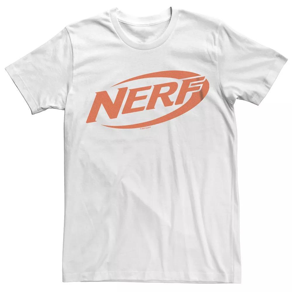 Men's Nerf Simple Logo Graphic Tee, Size: Large, White Product Image