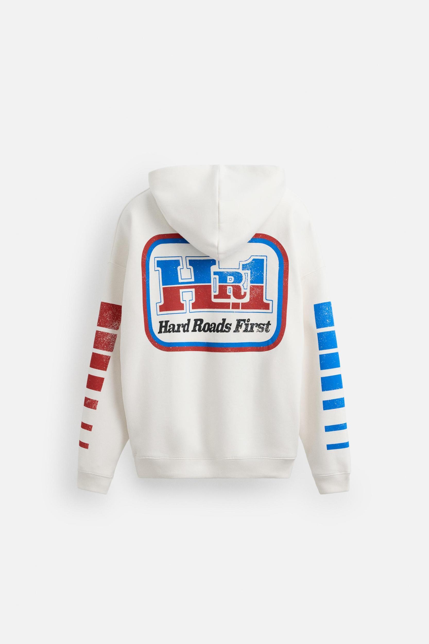 RACING PRINT HOODIE Product Image