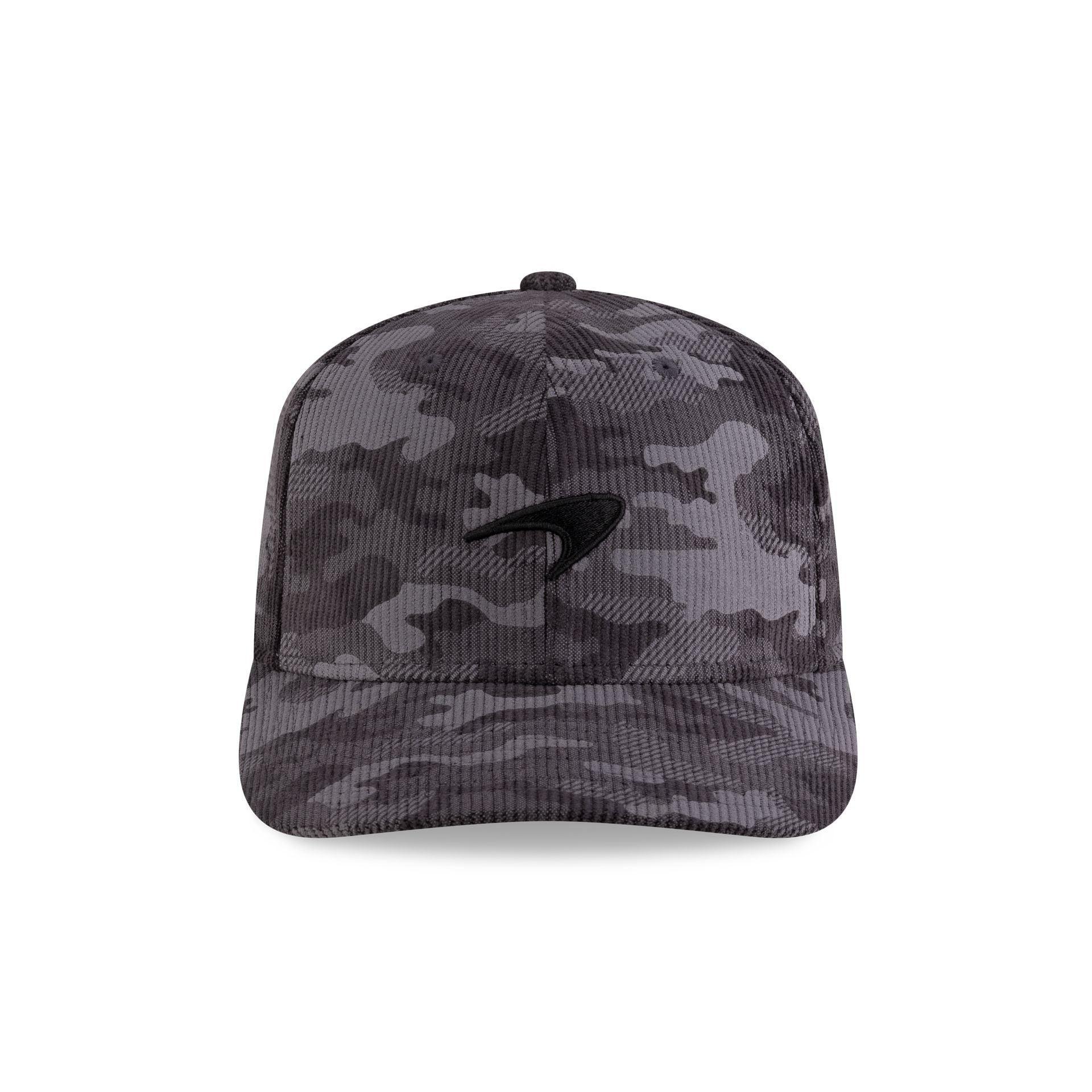McLaren Formula 1 Team Gray Camo Cord 9FIFTY Pre-Curve Snapback Hat Male Product Image
