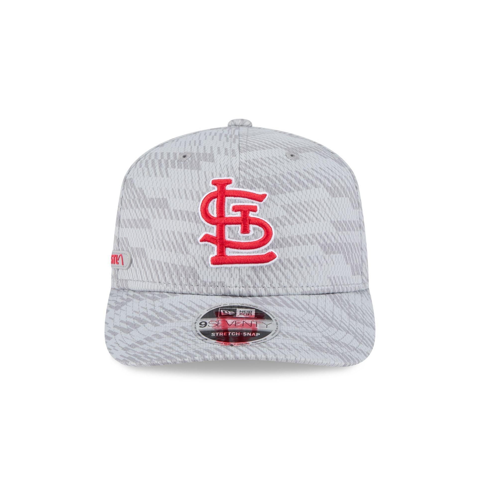 St. Louis Cardinals 2025 Clubhouse Gray 9SEVENTY Stretch-Snap Hat Male Product Image