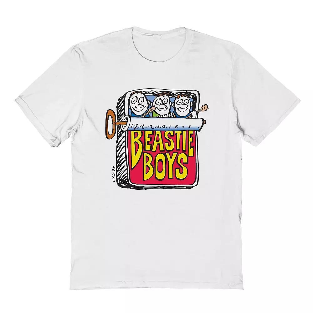 Men's Beastie Boys Sardines Drawing Graphic Tee, Size: Medium, White Product Image
