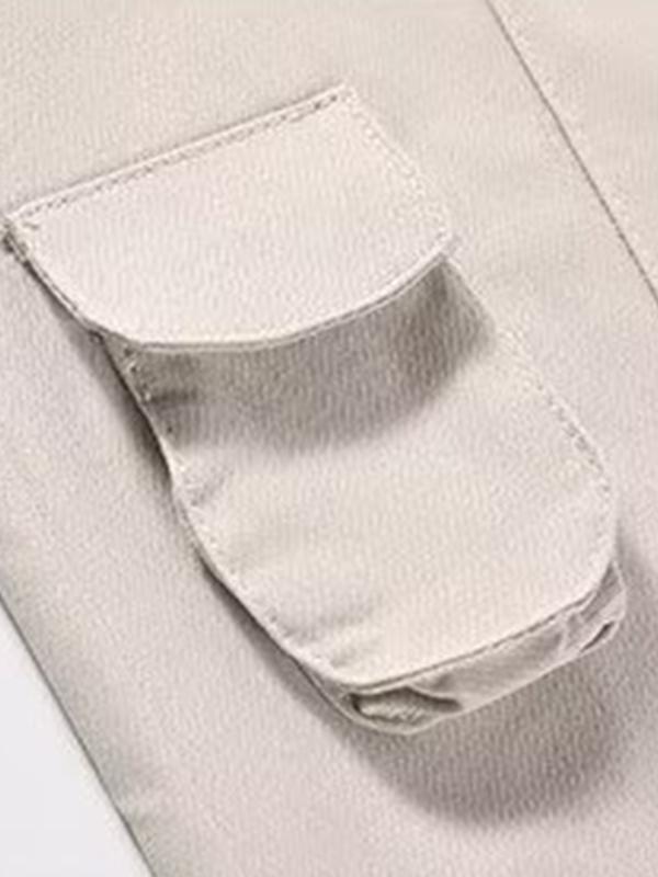 Men's Multi Pocket Zip Up Cargo Pants Product Image